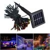 100 LEDs 36 1/12 ft ((11 M))  RYBG Outdoor Christmas Solar String Lights - LA01