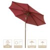 9 Ft Wooden Umbrella - As Picture