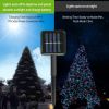 Outdoor Solar String Lights 21 Feet 30 LEDs Water Drop Solar Powered Lights - Color