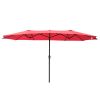 14' DOUBLE SIDED UMBRELLA - As Picture