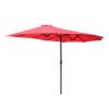 14' DOUBLE SIDED UMBRELLA - As Picture