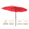 14' DOUBLE SIDED UMBRELLA - As Picture