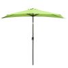 10 Ft Half Umbrella AL Green - As Picture